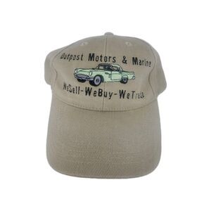 Outpost Motors & Marine Baseball Style Hat Lake Havasu AZ Embroidered 1950s Ford